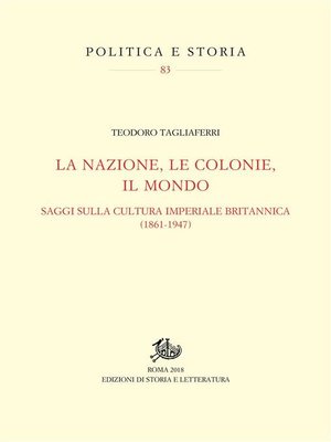cover image of La nazione, le colonie, il mondo